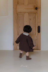 ［OREN］Bruno knit cardigan & overall set