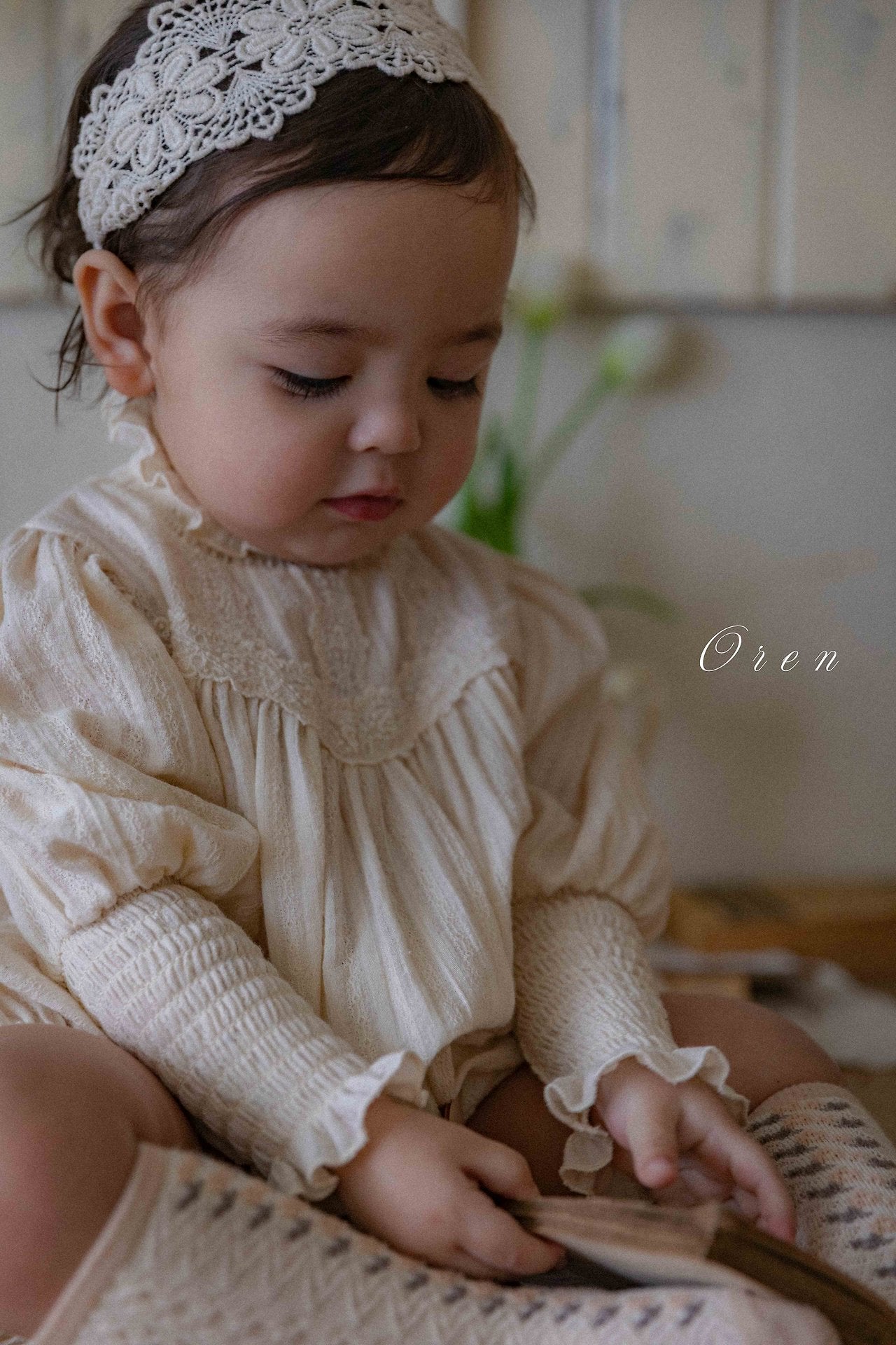 ［OREN］Liel lace rompers