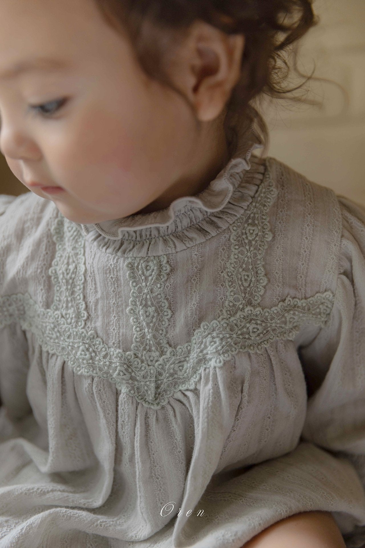 ［OREN］Liel lace rompers
