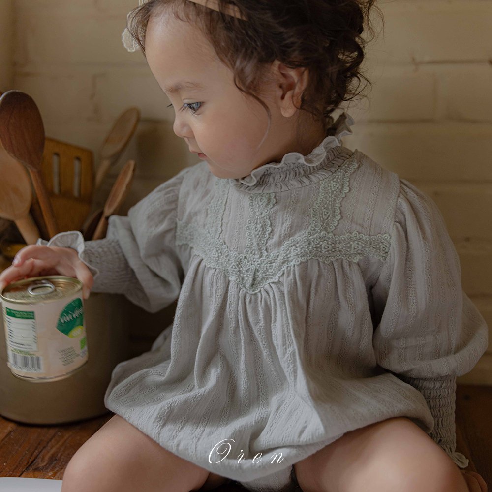 ［OREN］Liel lace rompers