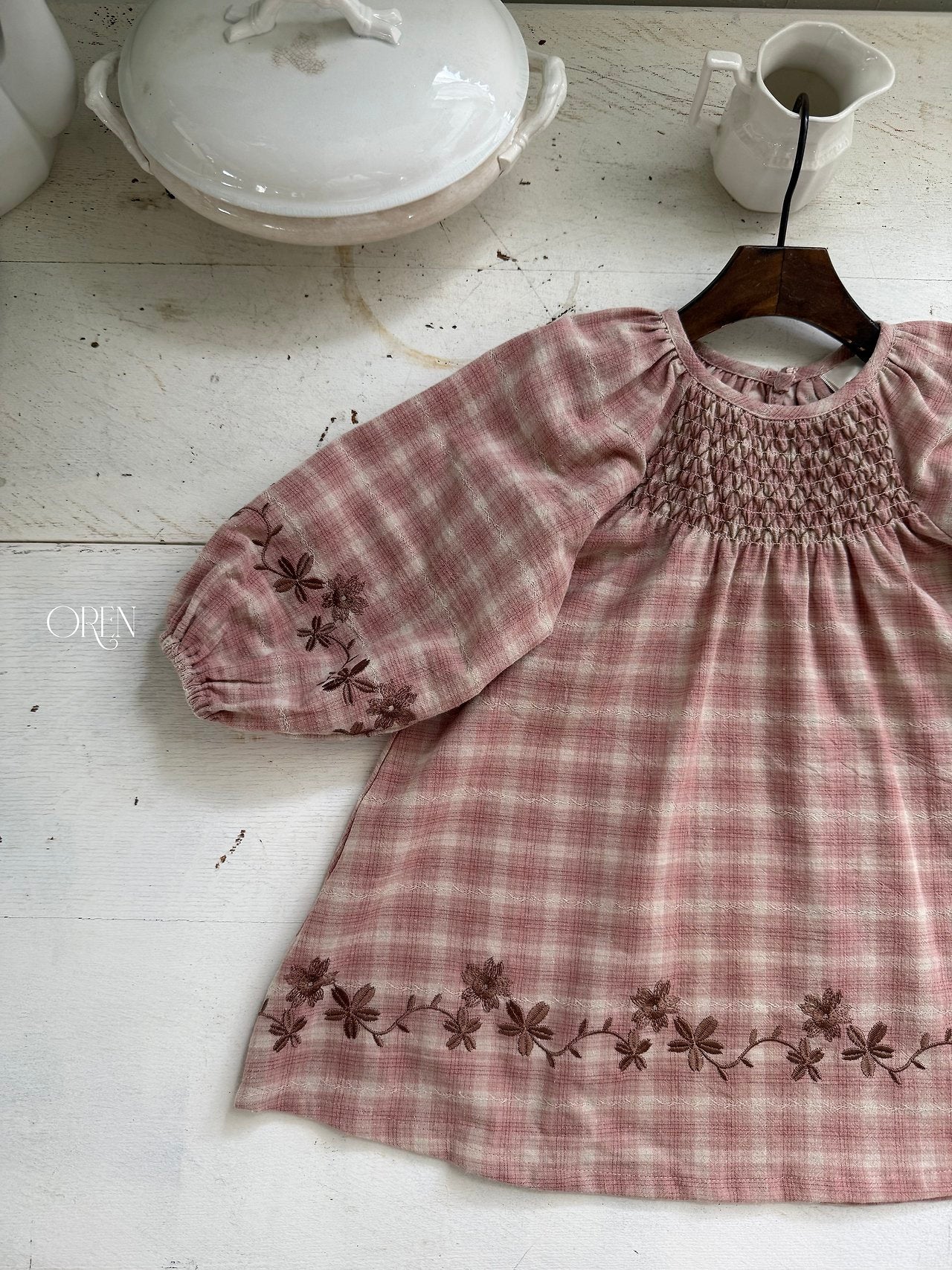 ［OREN］Hayden embroidery one-piece