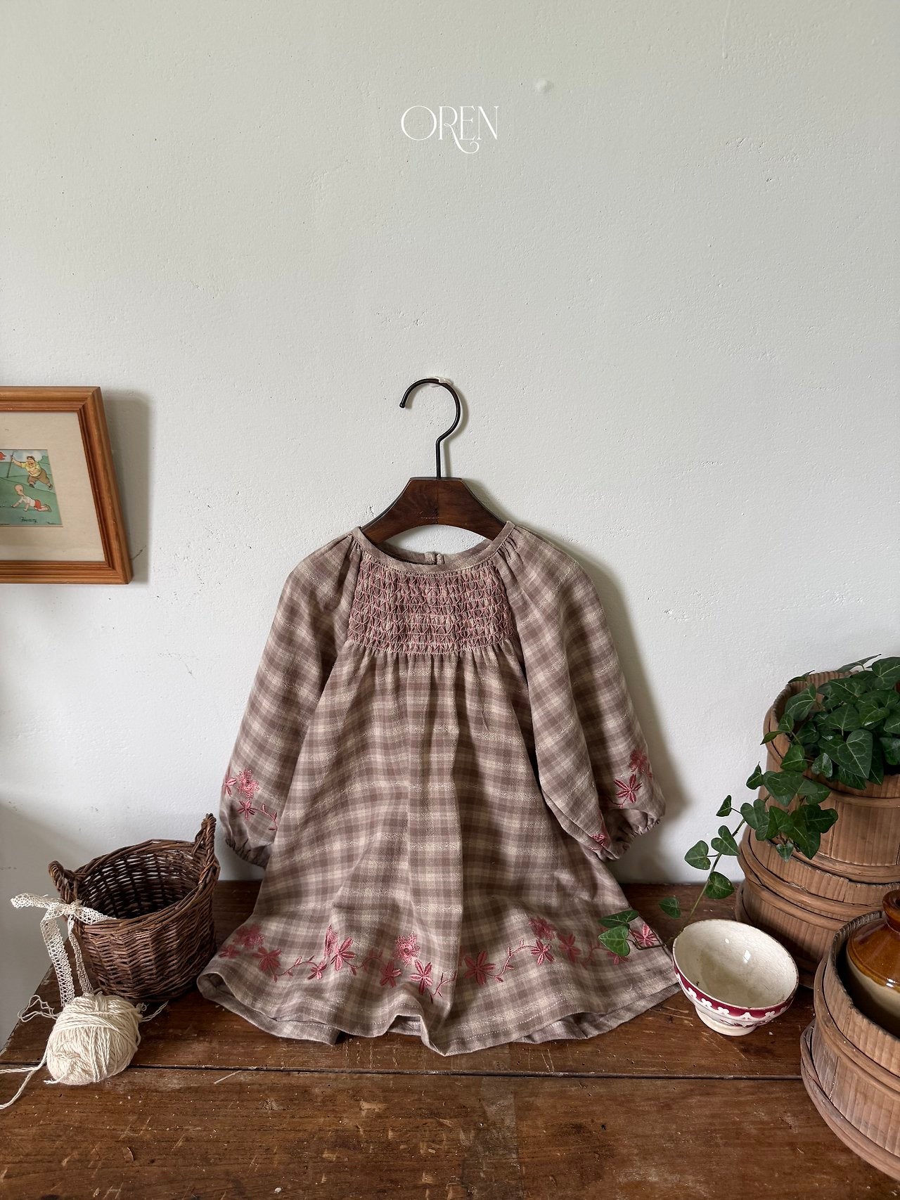 ［OREN］Hayden embroidery one-piece