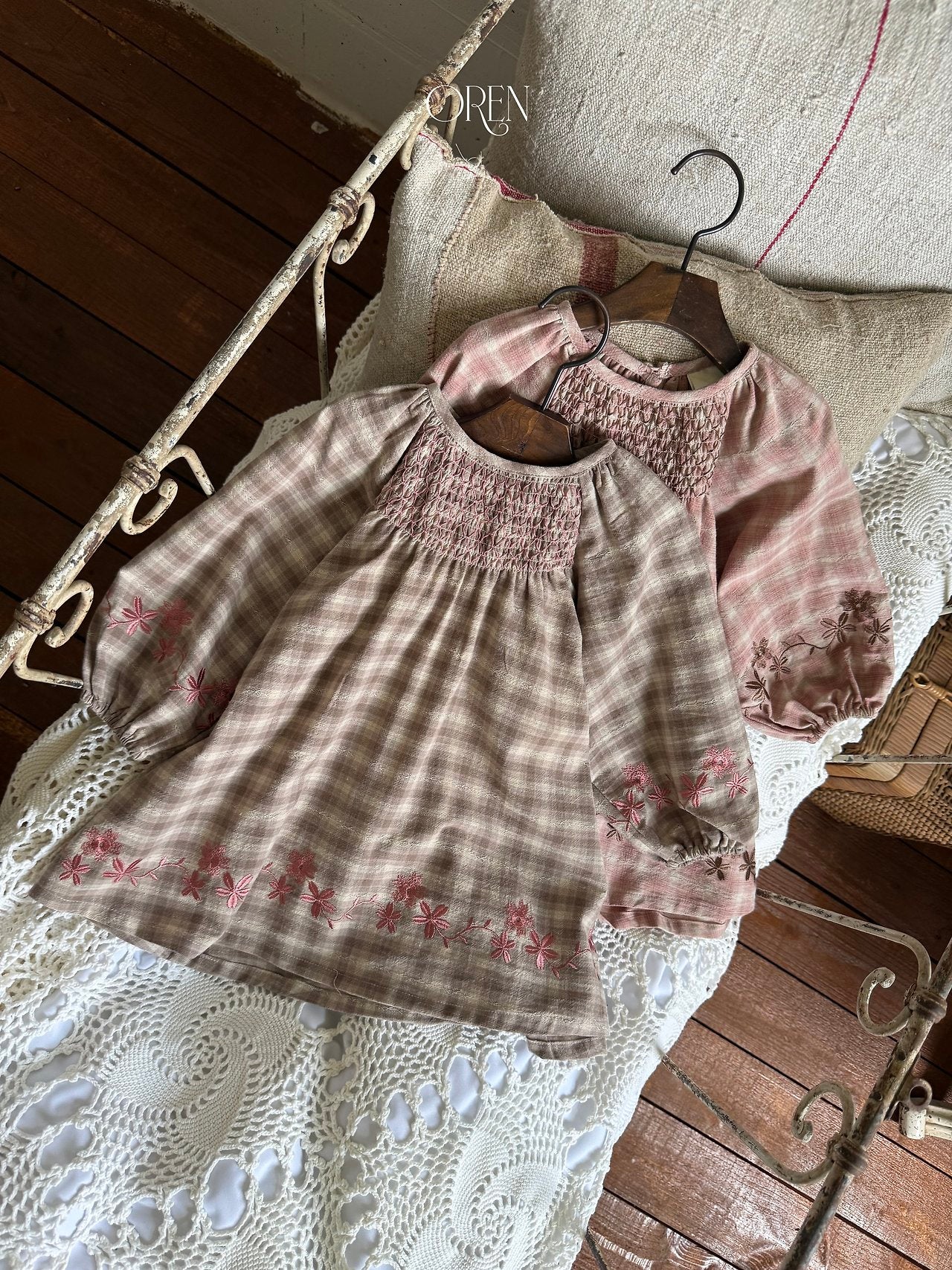 ［OREN］Hayden embroidery one-piece