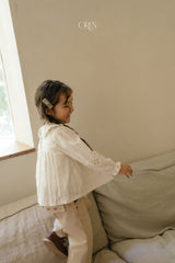 ［OREN］Honey beige blouse
