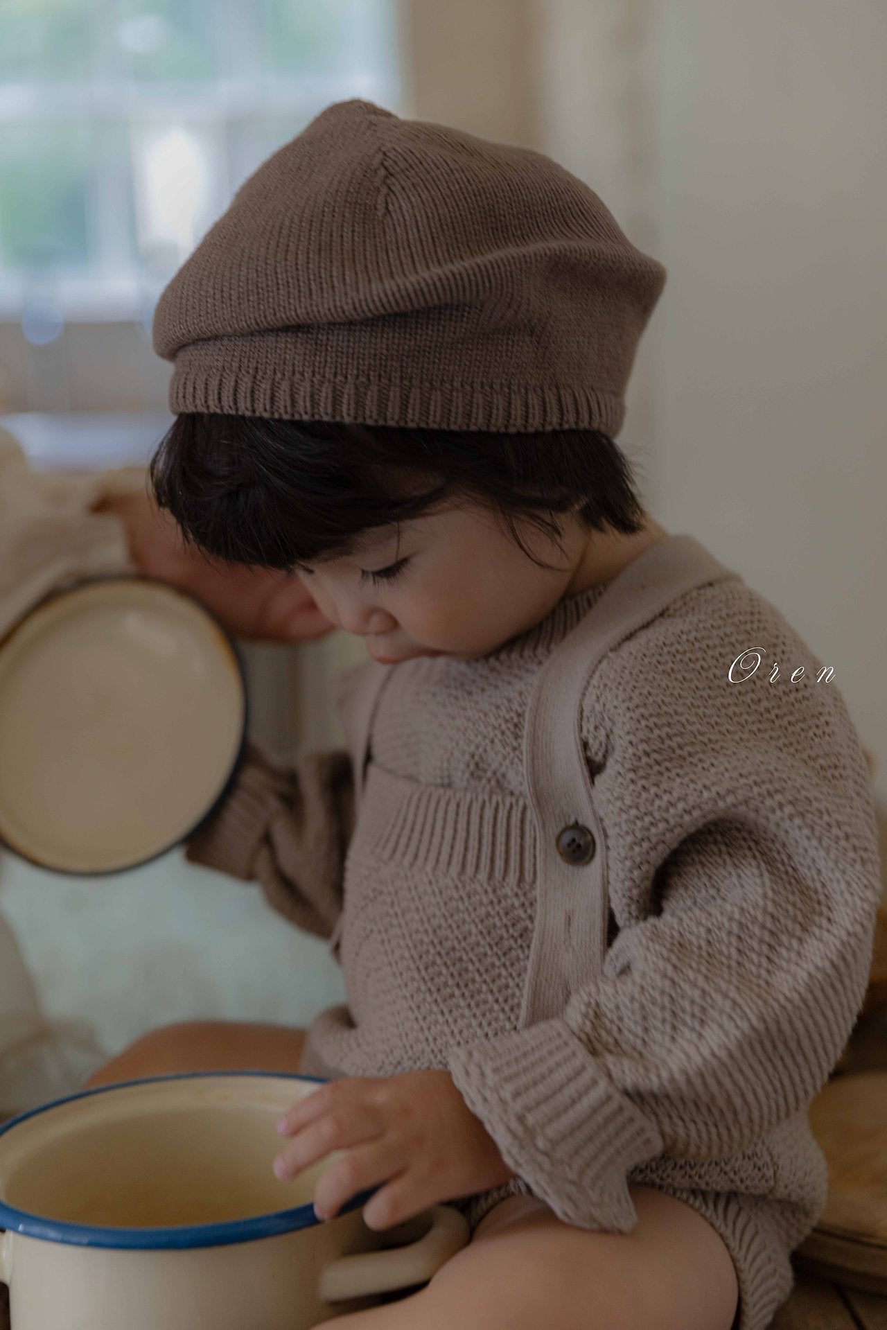 ［OREN］Blanc knit beret (baby)