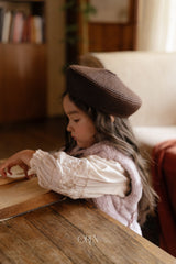 ［OREN］Honey beige blouse