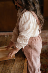 ［OREN］Honey beige blouse