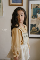 ［OREN］Honey beige blouse