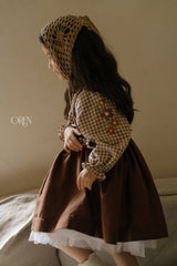 ［OREN］Mignon check blouse