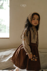 ［OREN］Mignon check blouse