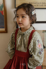 ［OREN］Mignon check blouse