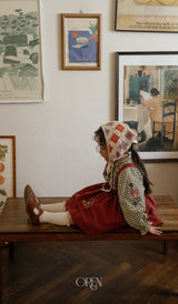 ［OREN］Mignon check blouse