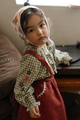 ［OREN］Mignon check blouse