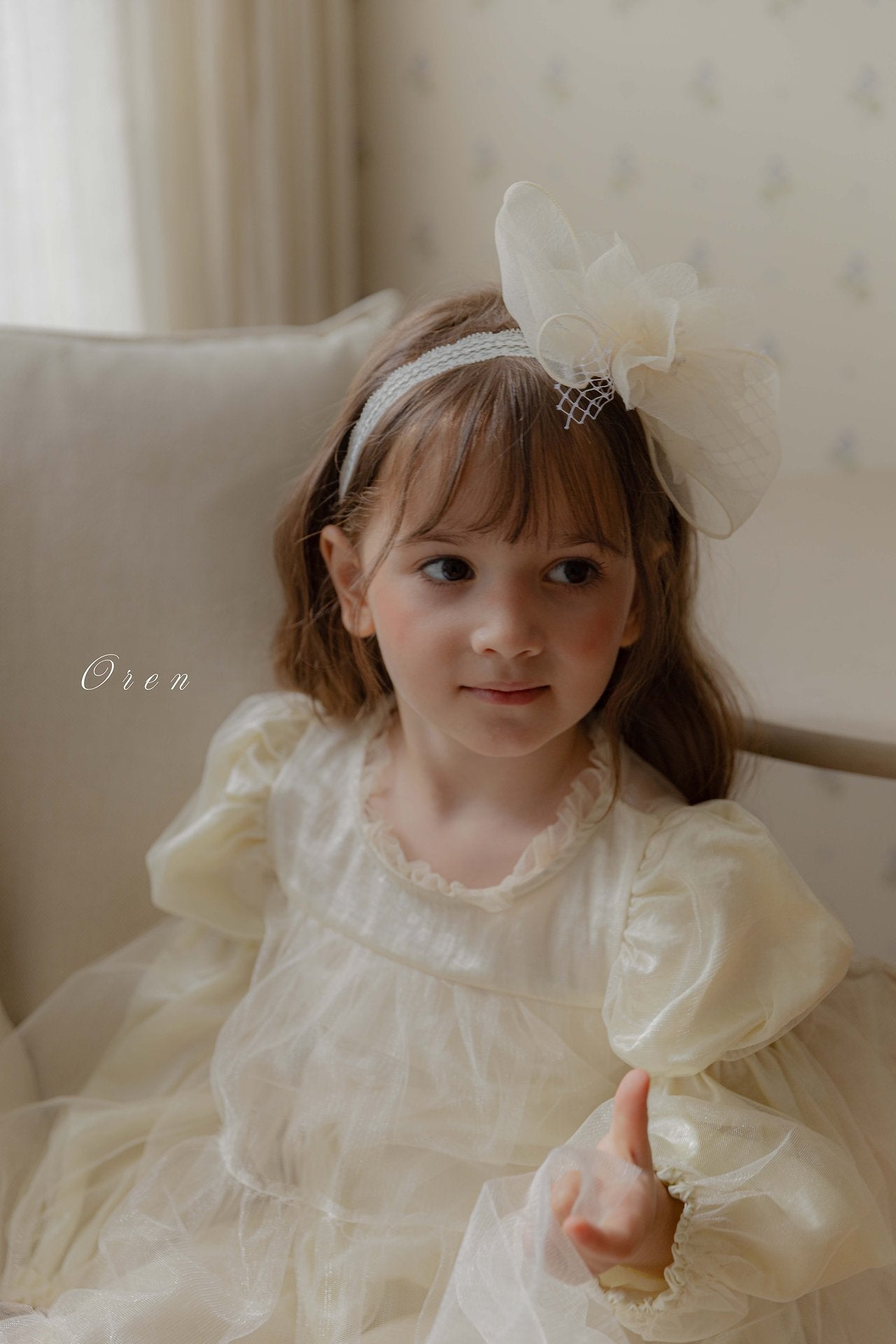 ［OREN］Rose hairband & pin