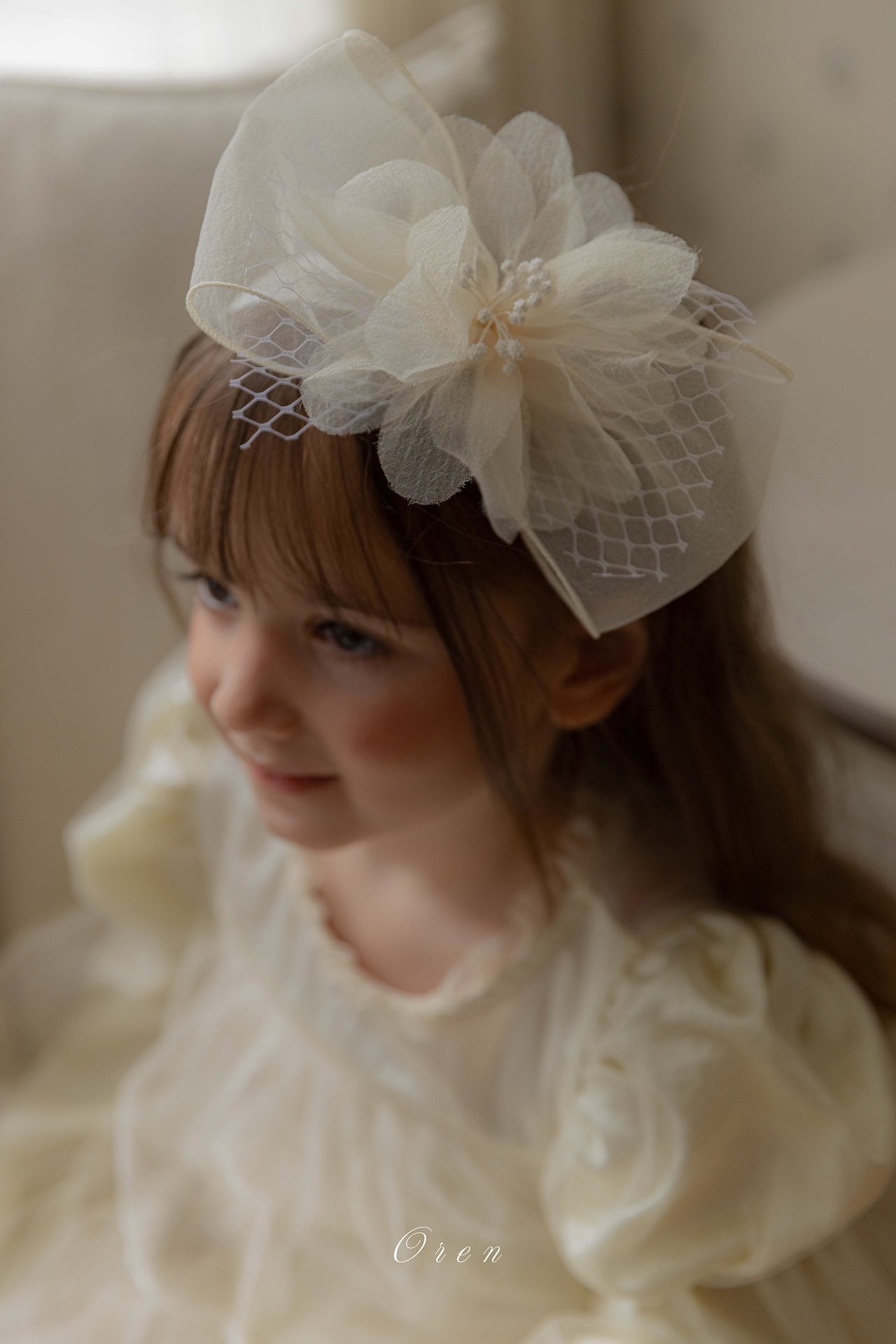 ［OREN］Rose hairband & pin