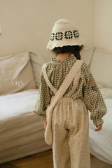 ［OREN］Mignon check blouse
