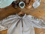 ［OREN］Mignon check blouse