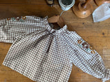［OREN］Mignon check blouse