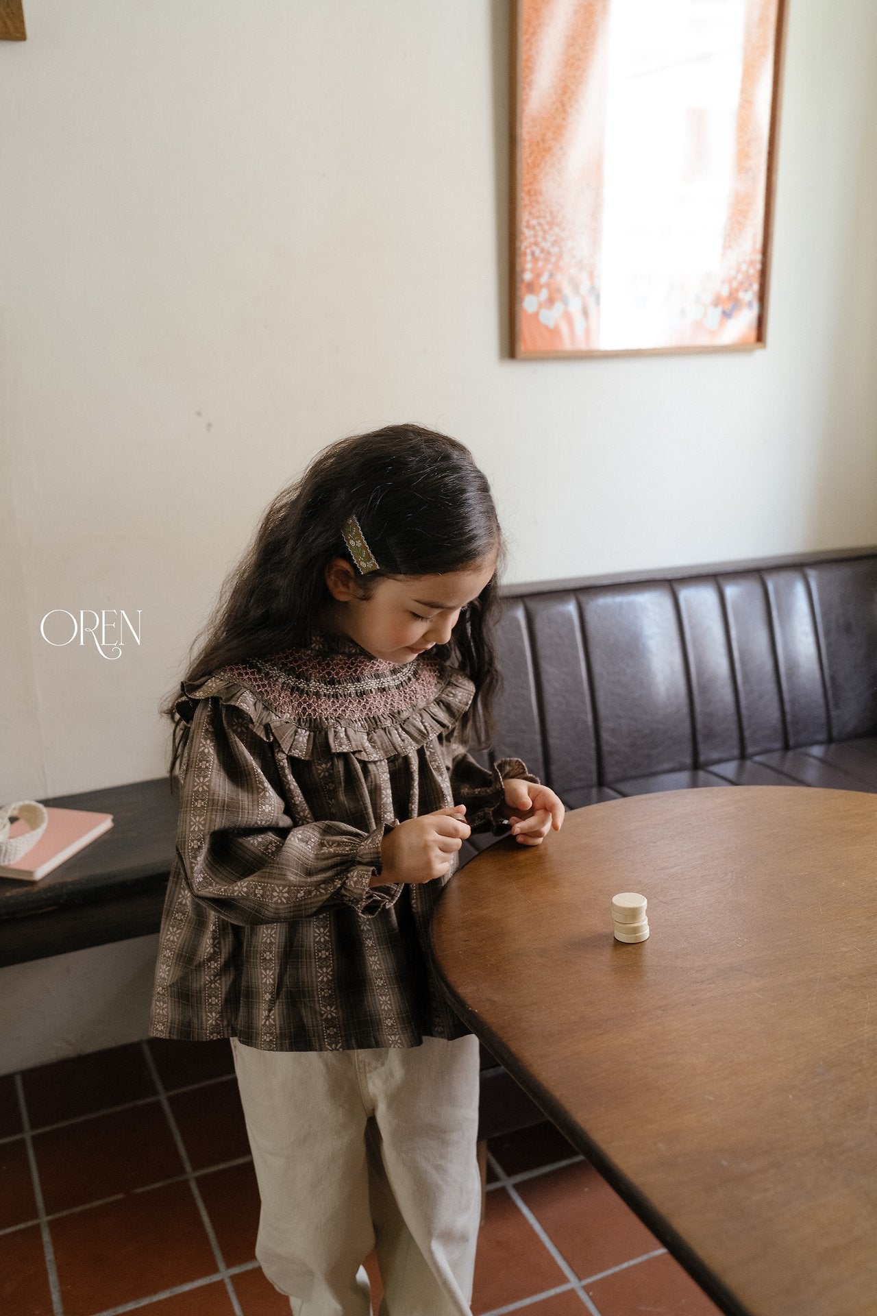 ［OREN］Matilde smock blouse