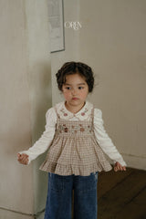 ［OREN］Cecil eyelet collar tee