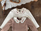 ［OREN］Cecil eyelet collar tee