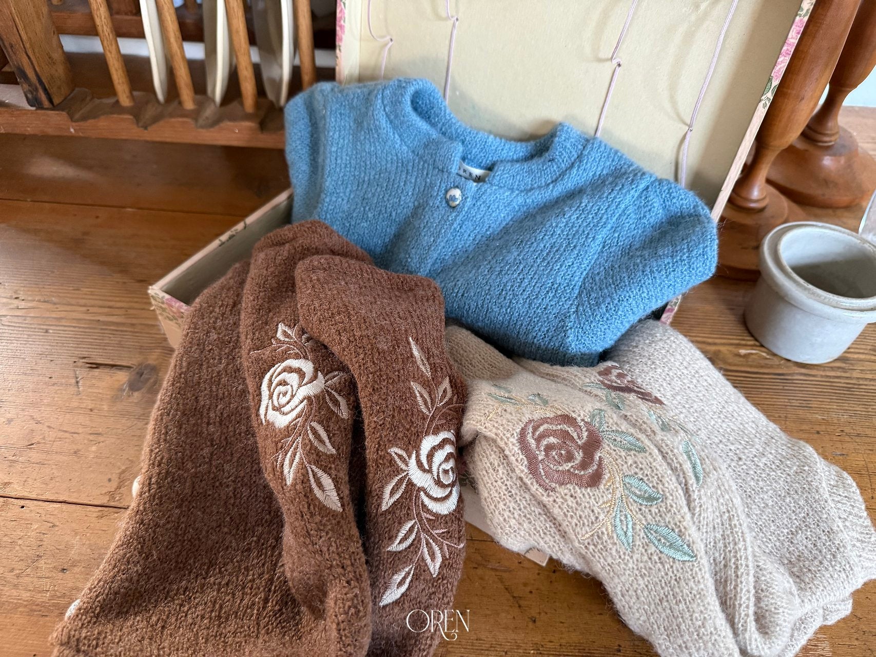 ［OREN］Jemma knit cardigan