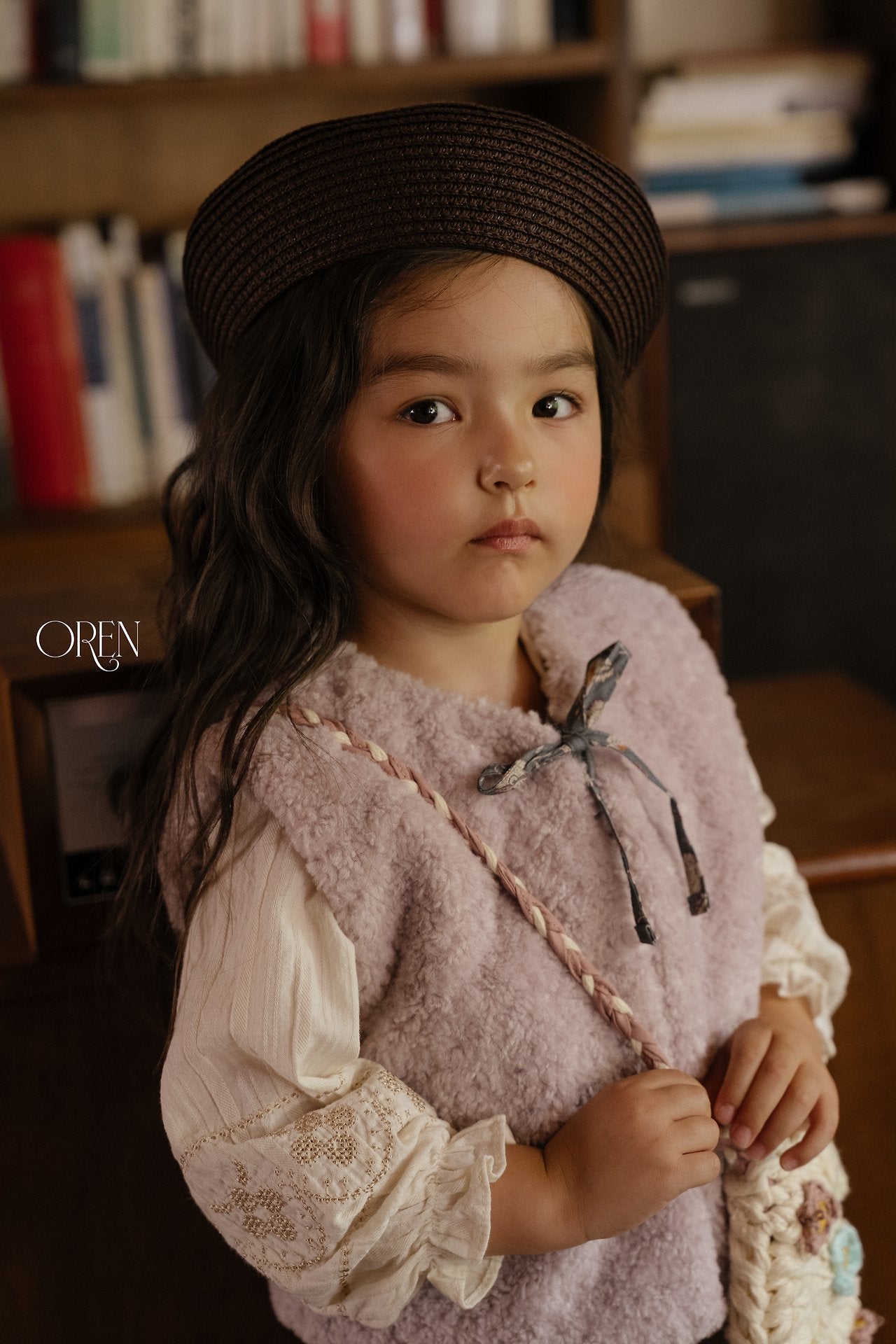 ［OREN］Lavender bear vest (2oz)