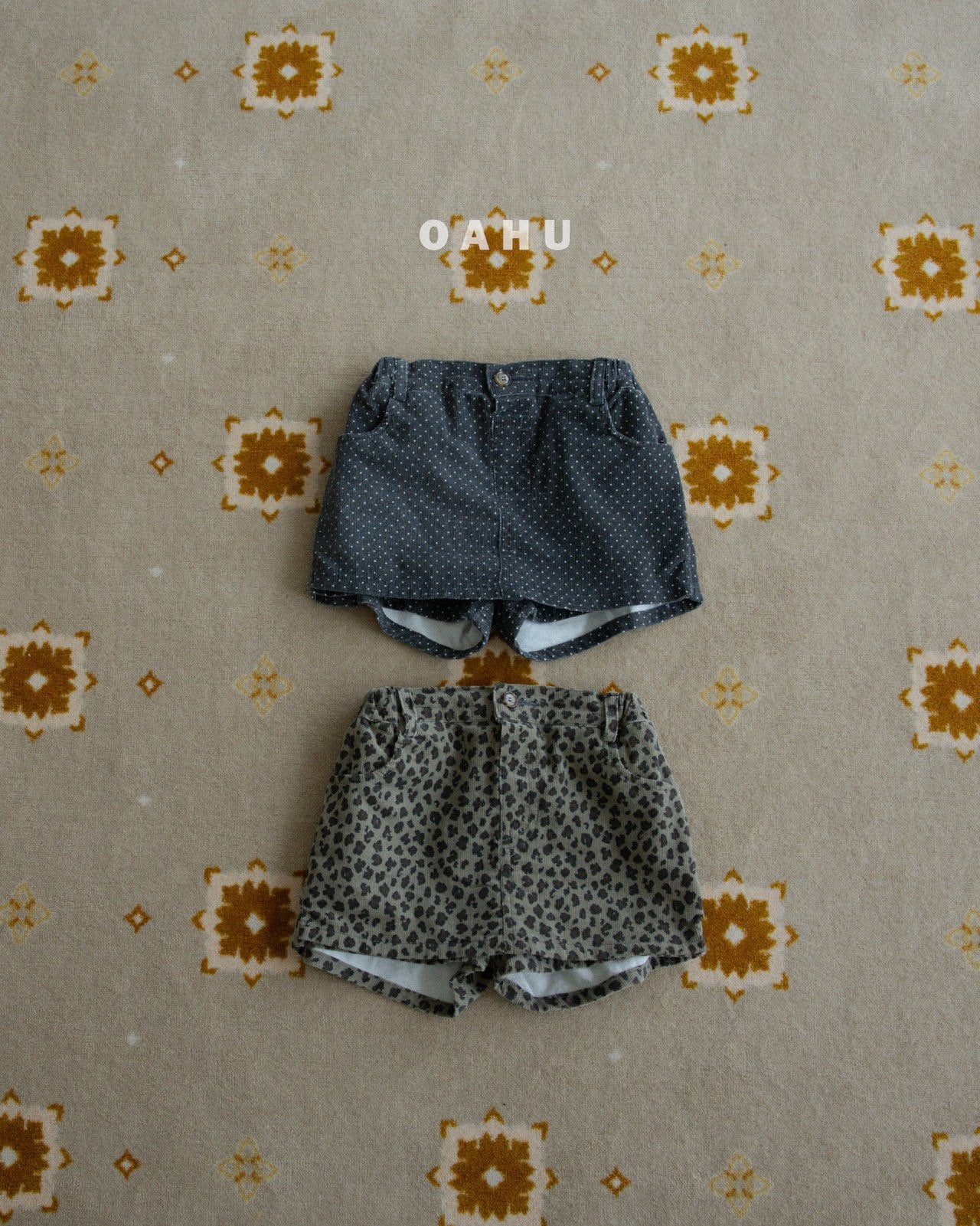 ［oahu］Corduroy short pants
