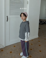 ［oahu］Part short sleeve hoodie