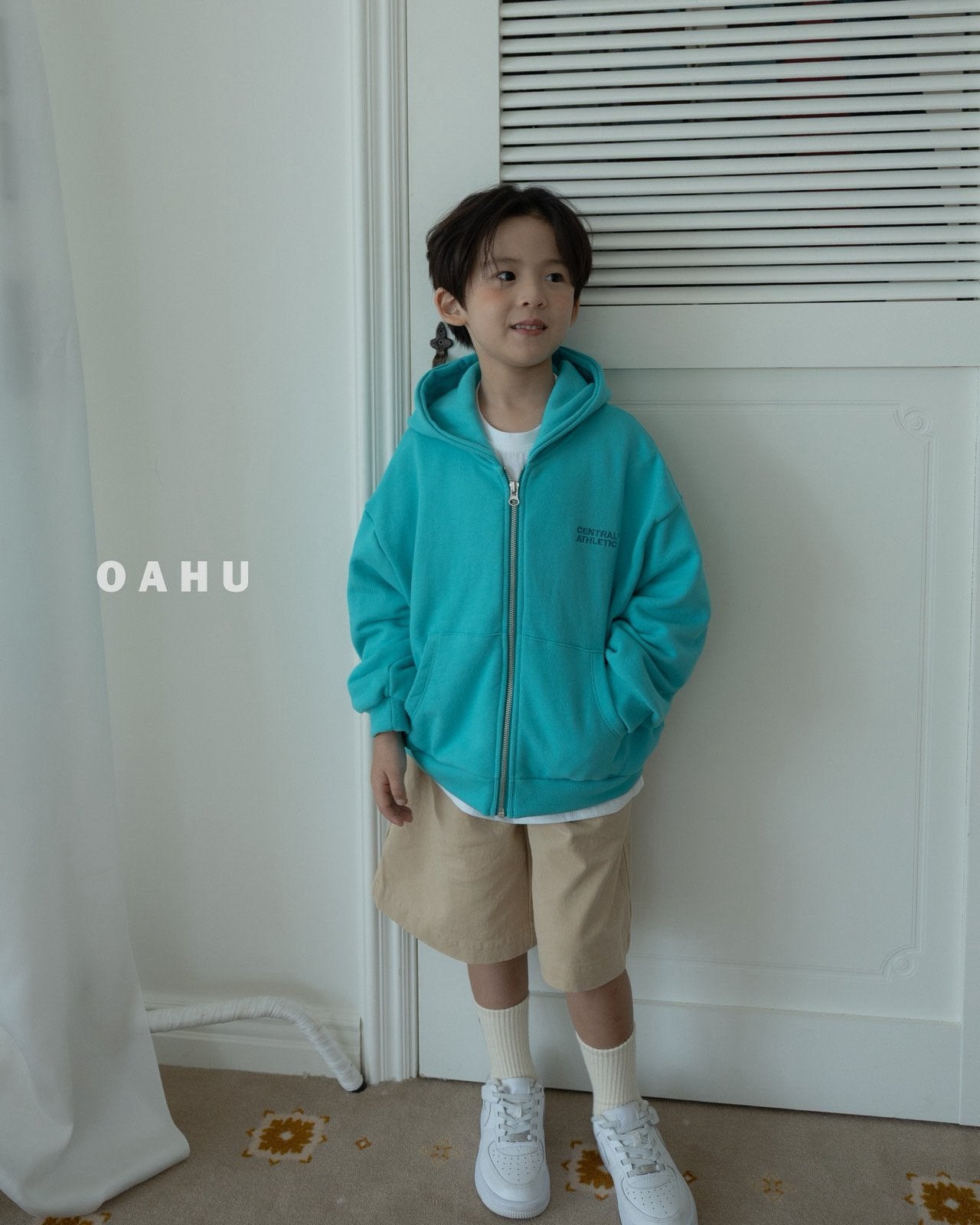 ［oahu］Central hood zip-up