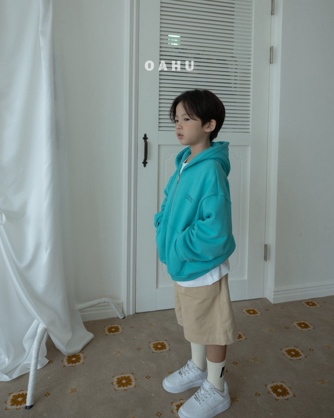 ［oahu］Central hood zip-up