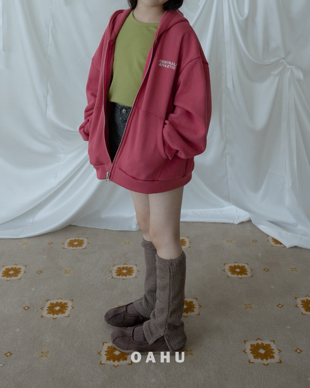 ［oahu］Central hood zip-up