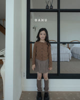 ［oahu］Small check skirt