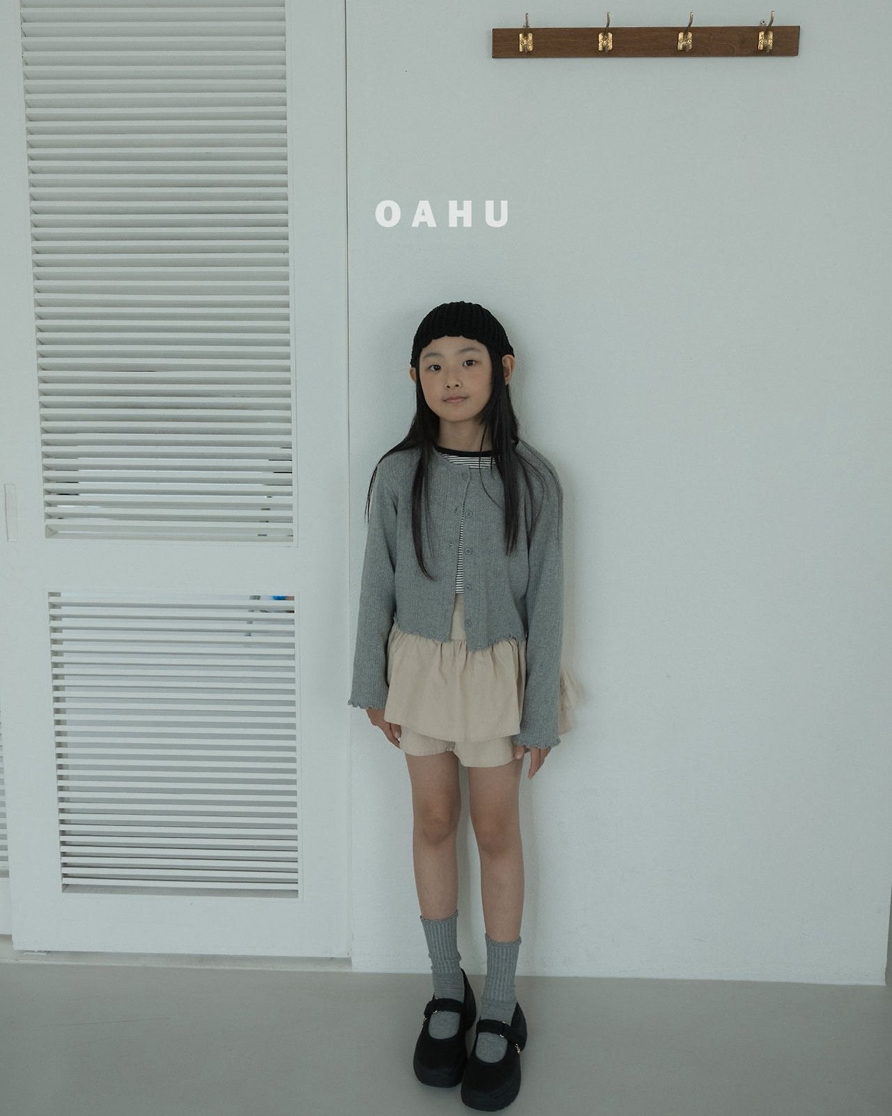 ［oahu］Mini eyelet cardigan