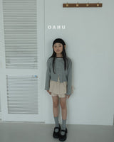 ［oahu］Mini eyelet cardigan