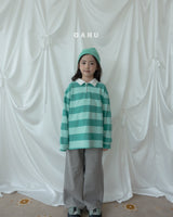 ［oahu］Stripe collar tee