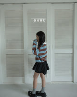 ［oahu］Stripe collar tee