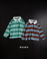 ［oahu］Stripe collar tee