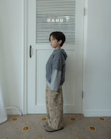 ［oahu］Layered boxy tee