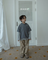 ［oahu］Layered boxy tee