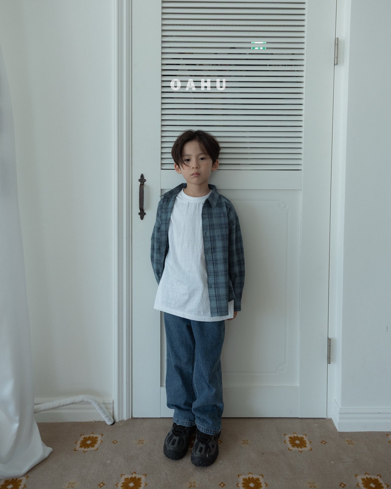 ［oahu］Layered boxy tee