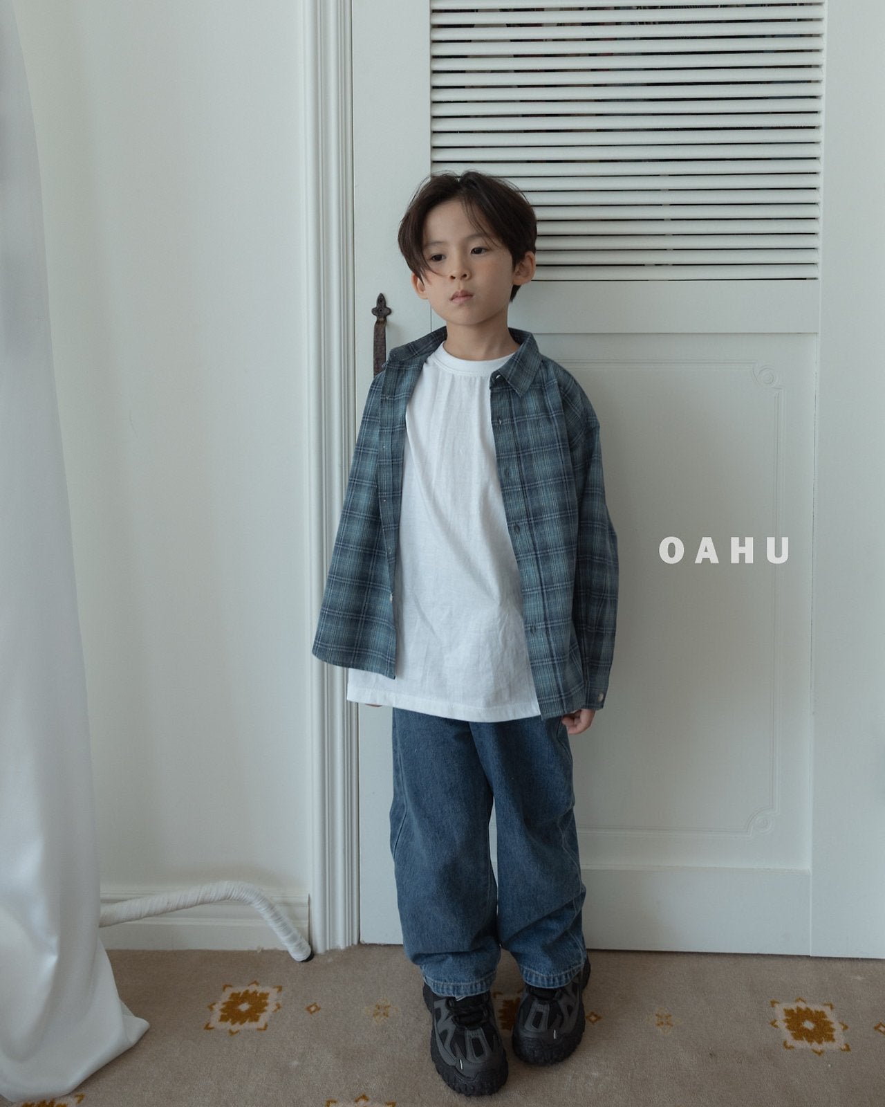 ［oahu］Urban check shirt