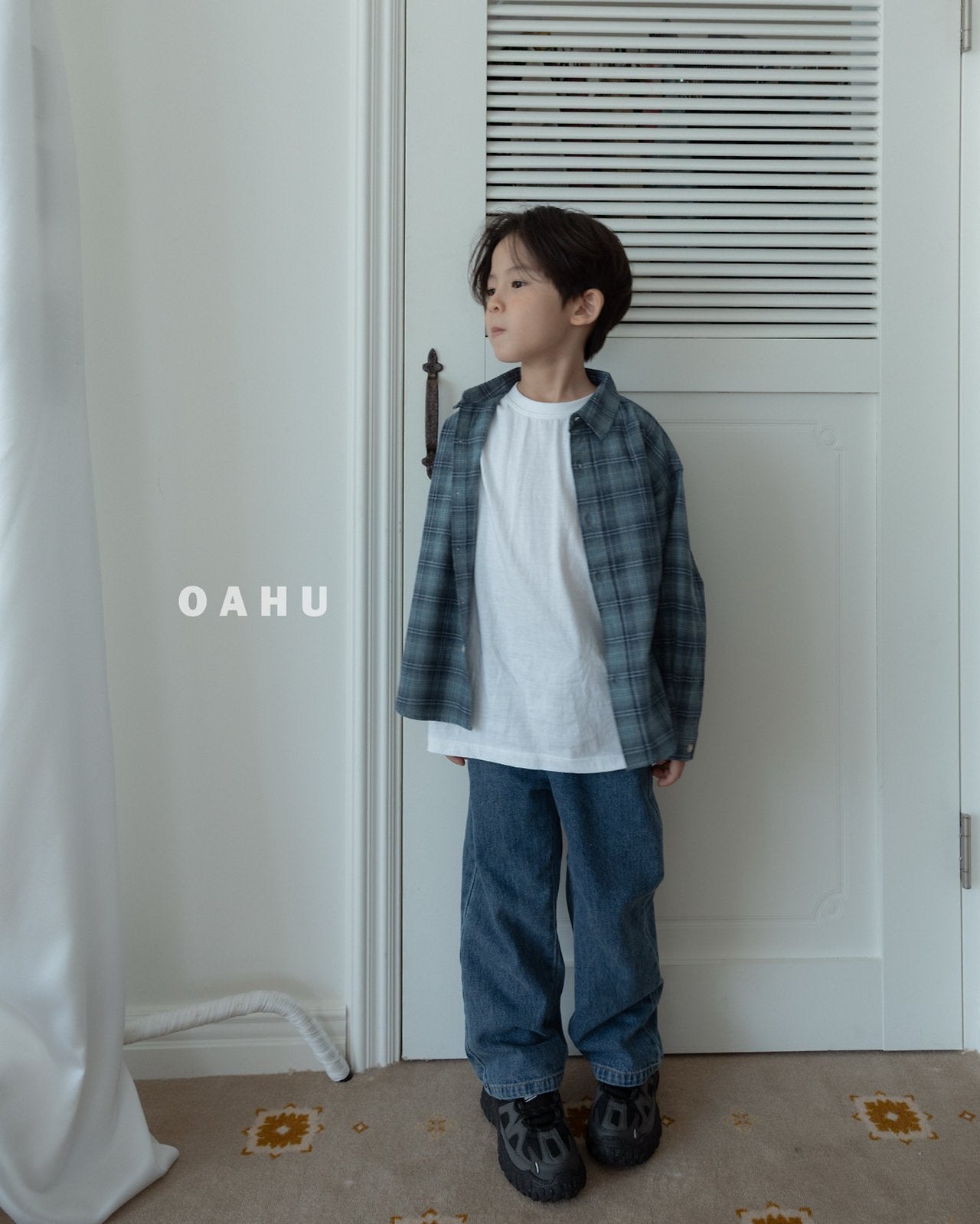 ［oahu］Urban check shirt