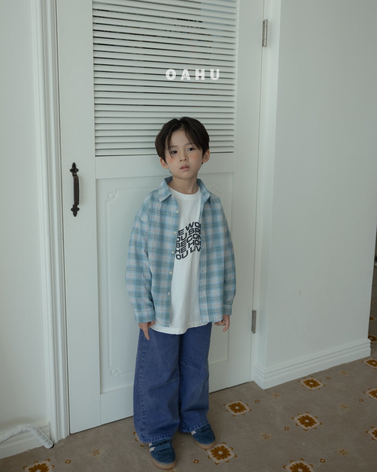 ［oahu］Urban check shirt