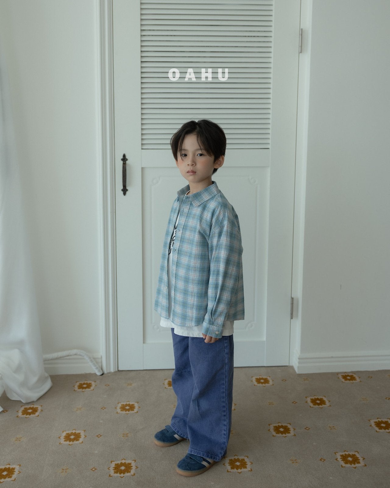 ［oahu］Urban check shirt