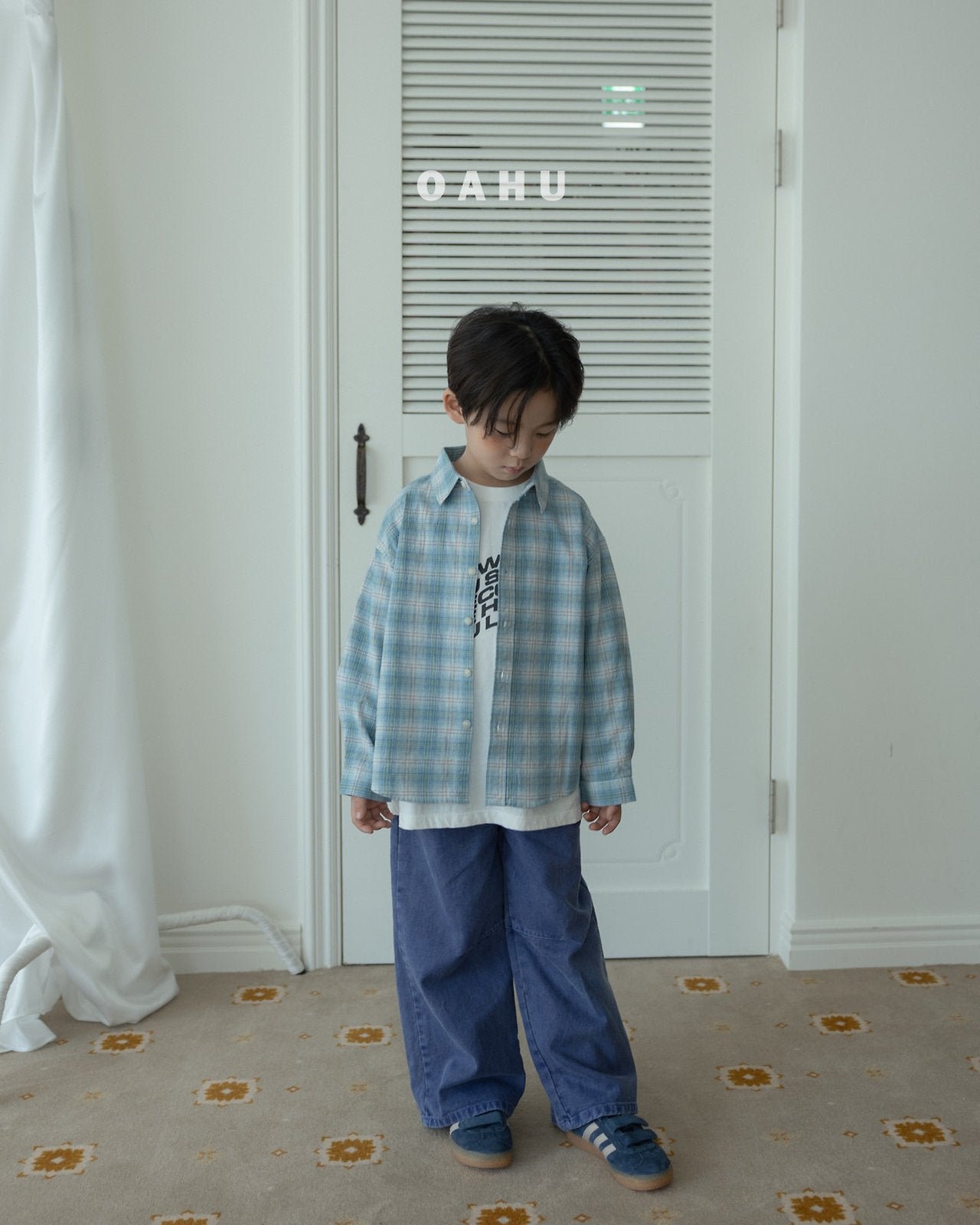 ［oahu］Urban check shirt