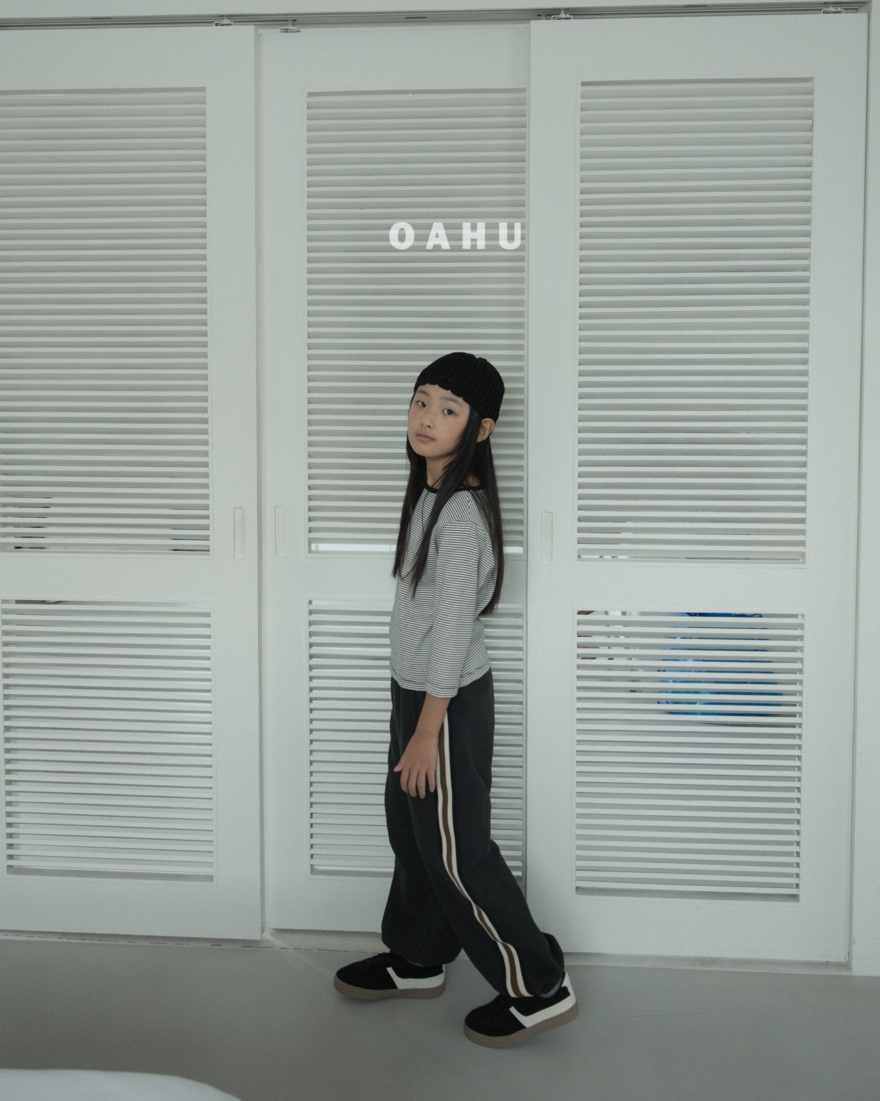 ［oahu］Calm stripe 6/8 tee