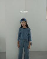 ［oahu］Calm stripe 6/8 tee