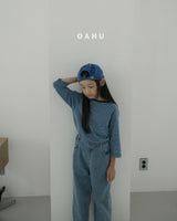 ［oahu］Calm stripe 6/8 tee