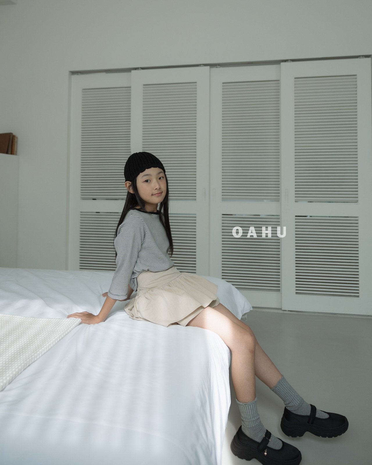 ［oahu］Calm stripe 6/8 tee